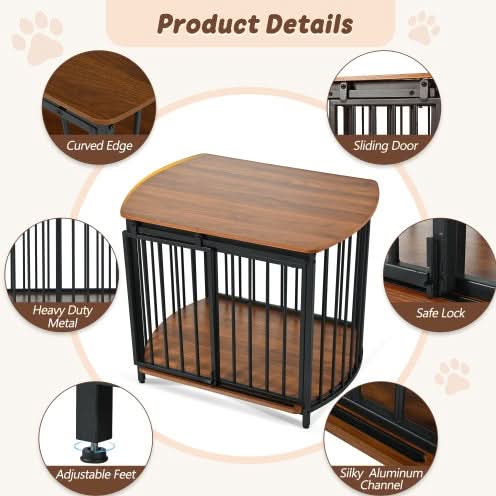 31.5 Furniture Style Dog Crate