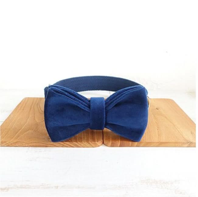 Bow pet collar large and small pet traction collar dog chain - Pawtastic Pet Supplies