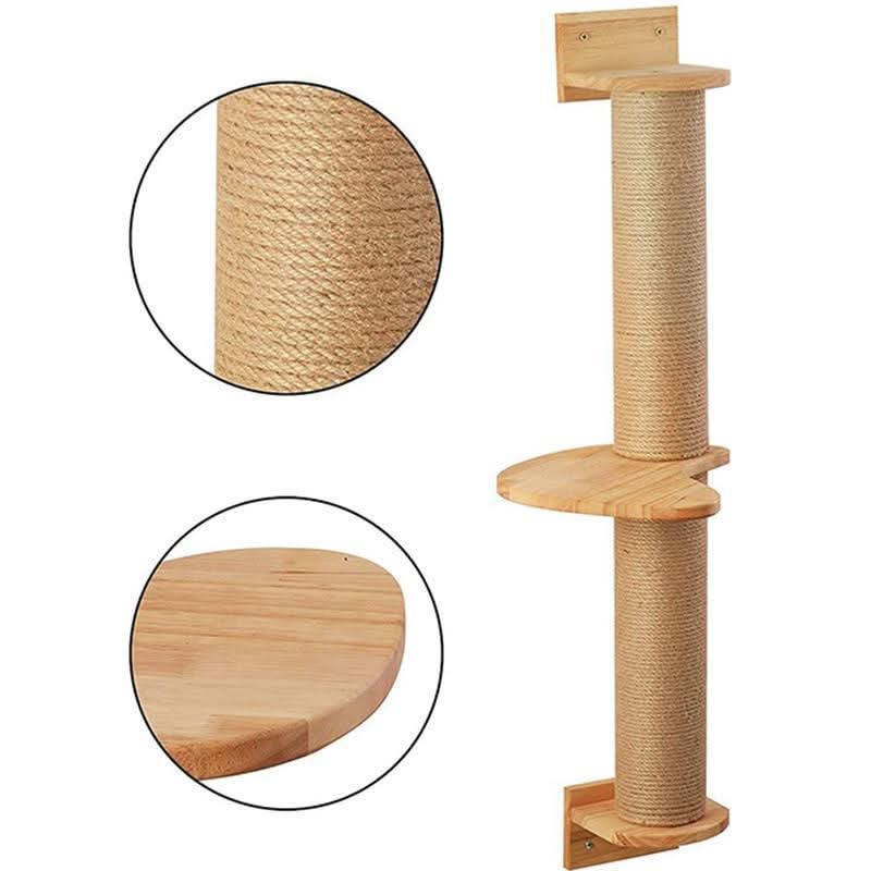 Cat Cordage Of Flax Grab Post Hanging Wall Jumping Platform - Pawtastic Pet Supplies