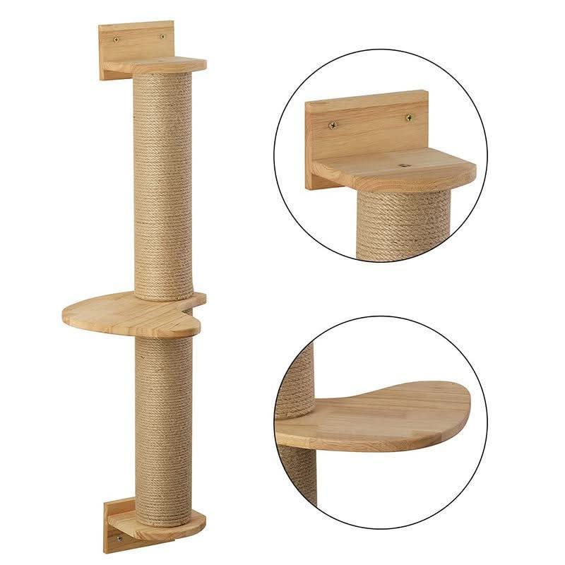 Cat Cordage Of Flax Grab Post Hanging Wall Jumping Platform - Pawtastic Pet Supplies
