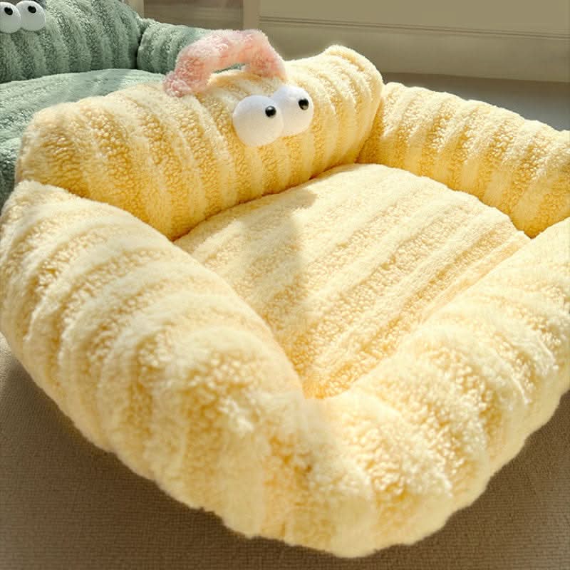 Cozy Winter Pet Sofa Bed for Small & Medium Dogs, Soft Cushion Kennel Mat for Puppies - Pawtastic Pet Supplies