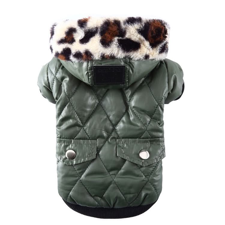 Cross - border pet supplies pet clothes dog clothes autumn and winter fur collar coat pet dog clothing