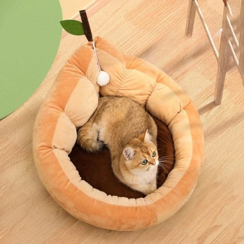 Cute Cat Kitten House Warm Soft Winter Cotton Pet Dog Cat Bed Kennel Cozy Nest