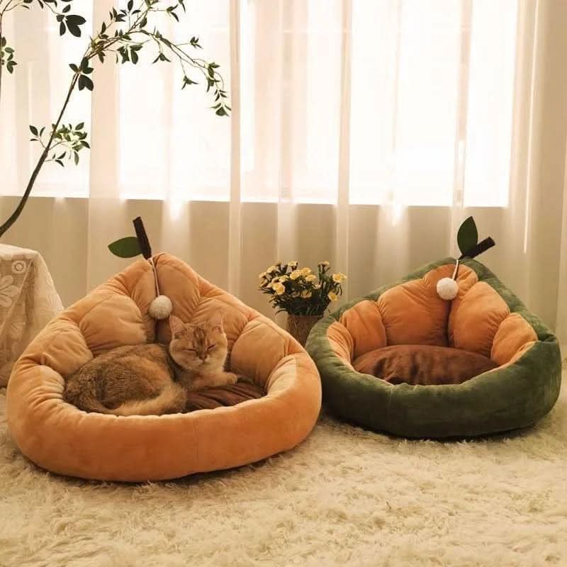 Cute Cat Kitten House Warm Soft Winter Cotton Pet Dog Cat Bed Kennel Cozy Nest