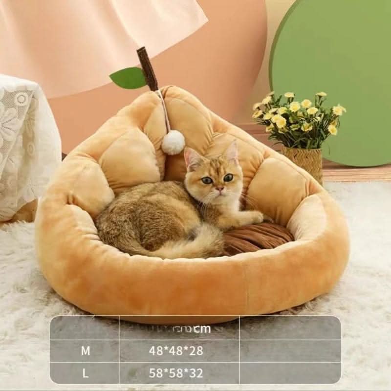 Cute Cat Kitten House Warm Soft Winter Cotton Pet Dog Cat Bed Kennel Cozy Nest