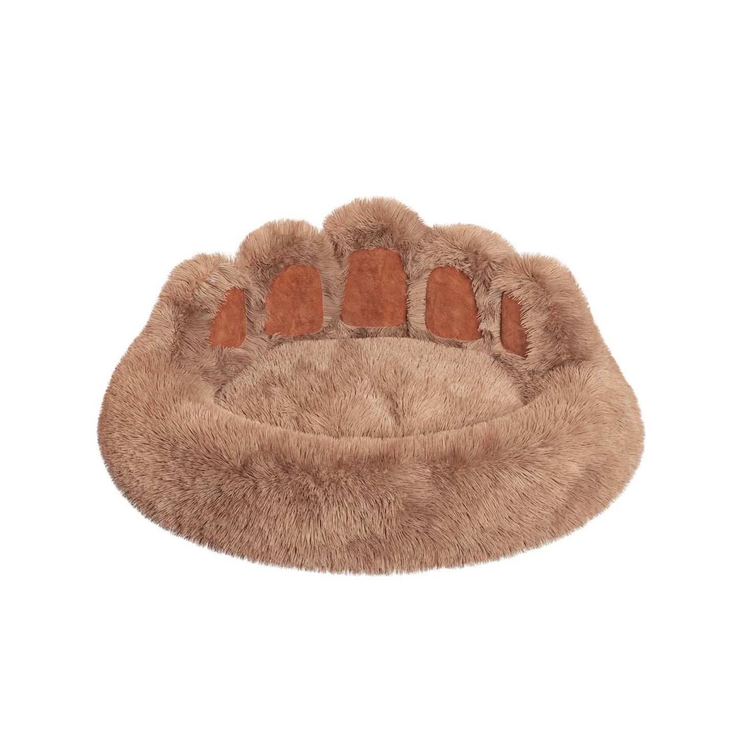 Digger's Accessory Adorable Bear Paw-Shaped Plush Pet Bed, Cozy Sofa for Small & Medium Dogs and Indoor Cats"