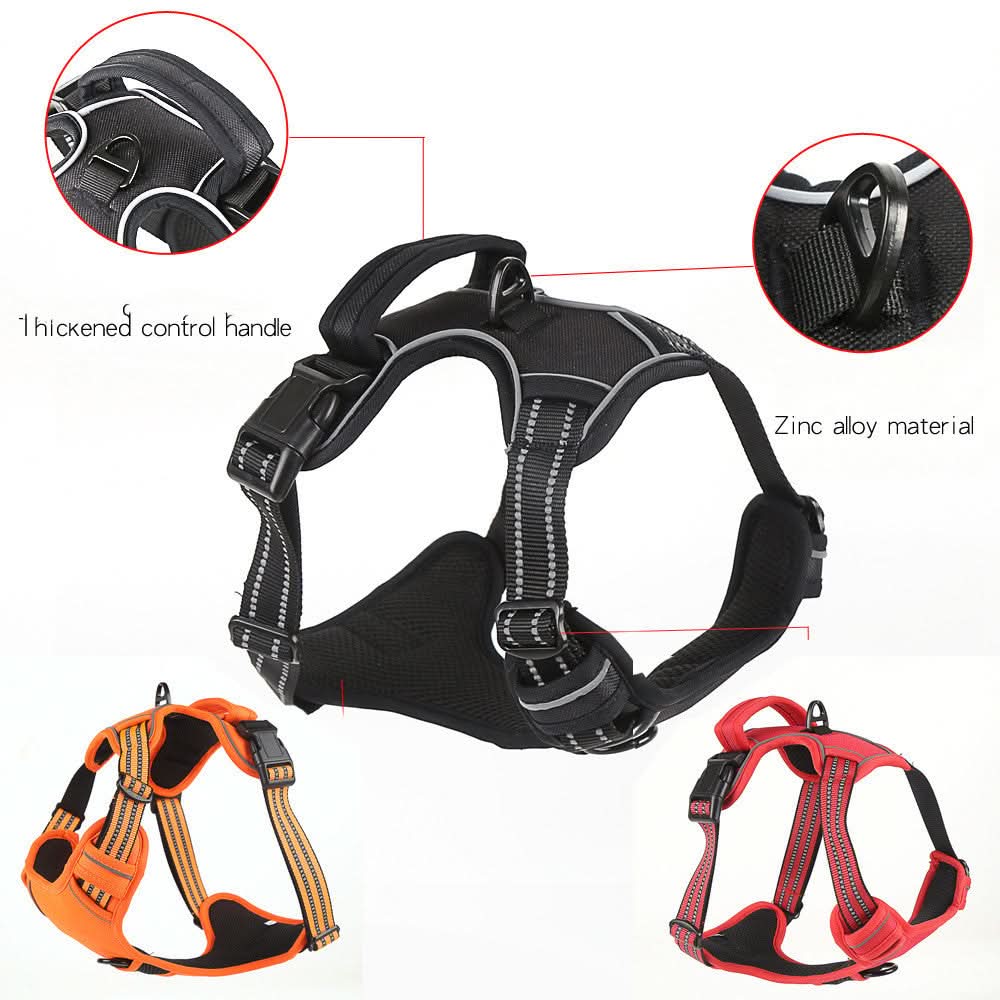 Dog Harness No Pull Breathable Reflective Pet Harness Vest - Pawtastic Pet Supplies