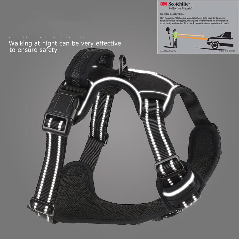 Dog Harness No Pull Breathable Reflective Pet Harness Vest - Pawtastic Pet Supplies