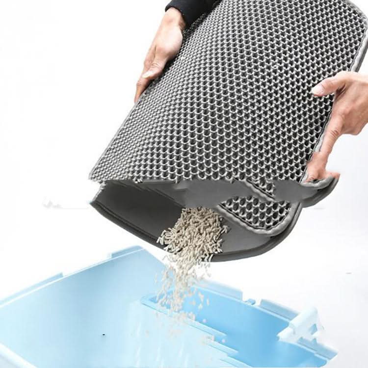 EVA Pet Cat Dog Double - layer Washable Cat Litter Mat - Pawtastic Pet Supplies