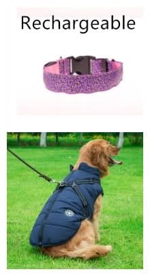 LED Dog Collar Safety Adjustable Nylon Leopard Pet Collar - Pawtastic Pet Supplies