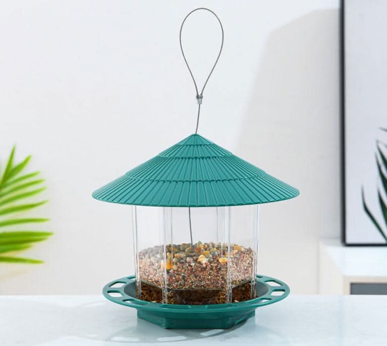 Outdoor Garden Hanging Transparent Bird Feeder - Pawtastic Pet Supplies