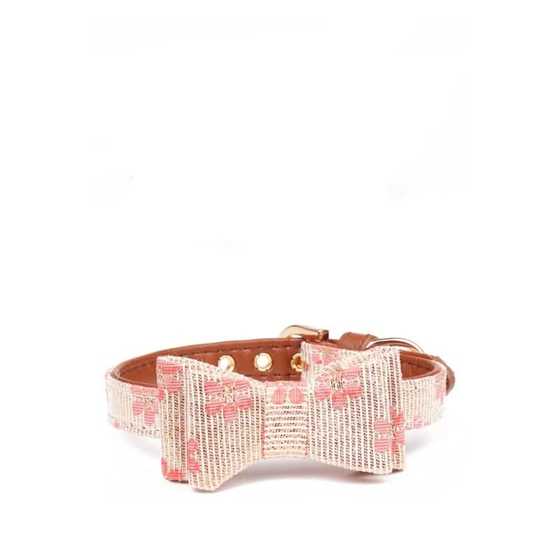 Pattern Dog Bow Collar Collar - Pawtastic Pet Supplies