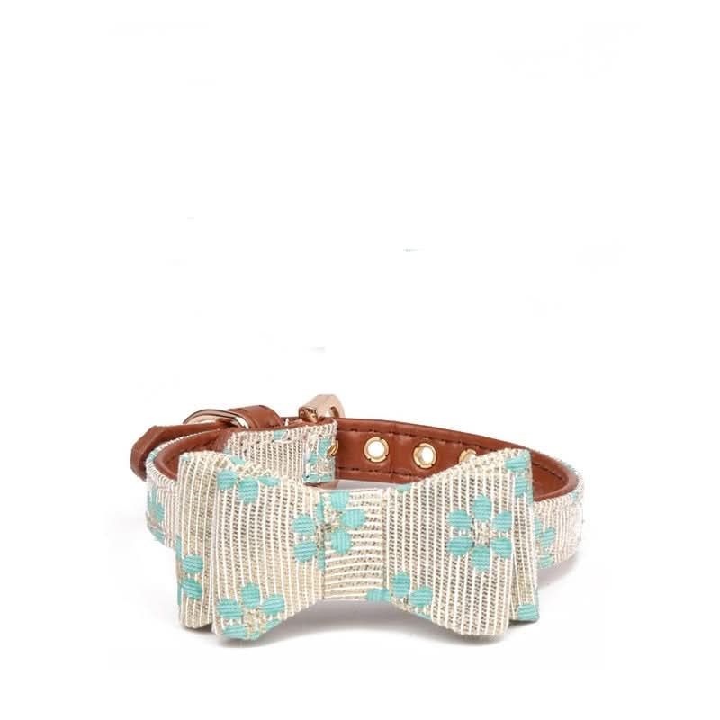 Pattern Dog Bow Collar Collar - Pawtastic Pet Supplies