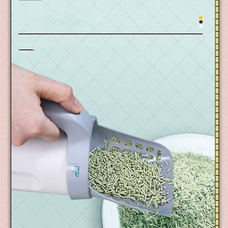Removable Plastic Integrated Cat Litter Scoop Set - Pawtastic Pet Supplies