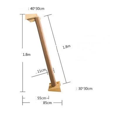 Solid Wood Large Cat Climbing Frame Cat Litter Cat Tree One Cat Shelf - Pawtastic Pet Supplies
