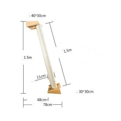 Solid Wood Large Cat Climbing Frame Cat Litter Cat Tree One Cat Shelf - Pawtastic Pet Supplies