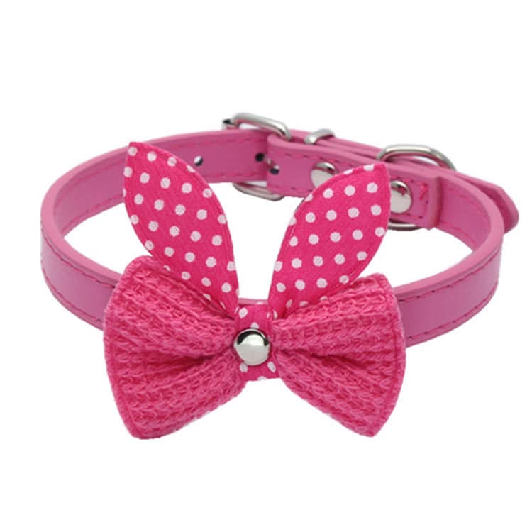 Wool Knitted Bow Pet Collar - Pawtastic Pet Supplies