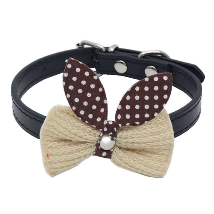 Wool Knitted Bow Pet Collar - Pawtastic Pet Supplies