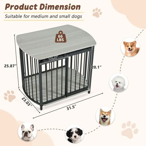 31.5 Furniture Style Dog Crate