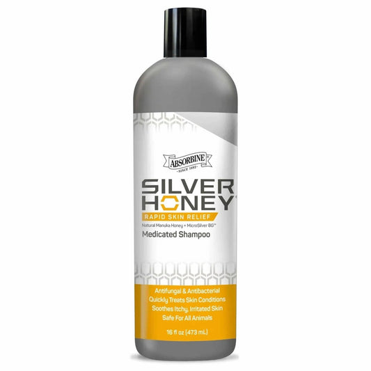 Absorbine Pet - Silver Honey Rapid Skin Relief Medicated Shampoo, 16 fl oz - Pawtastic Pet Supplies