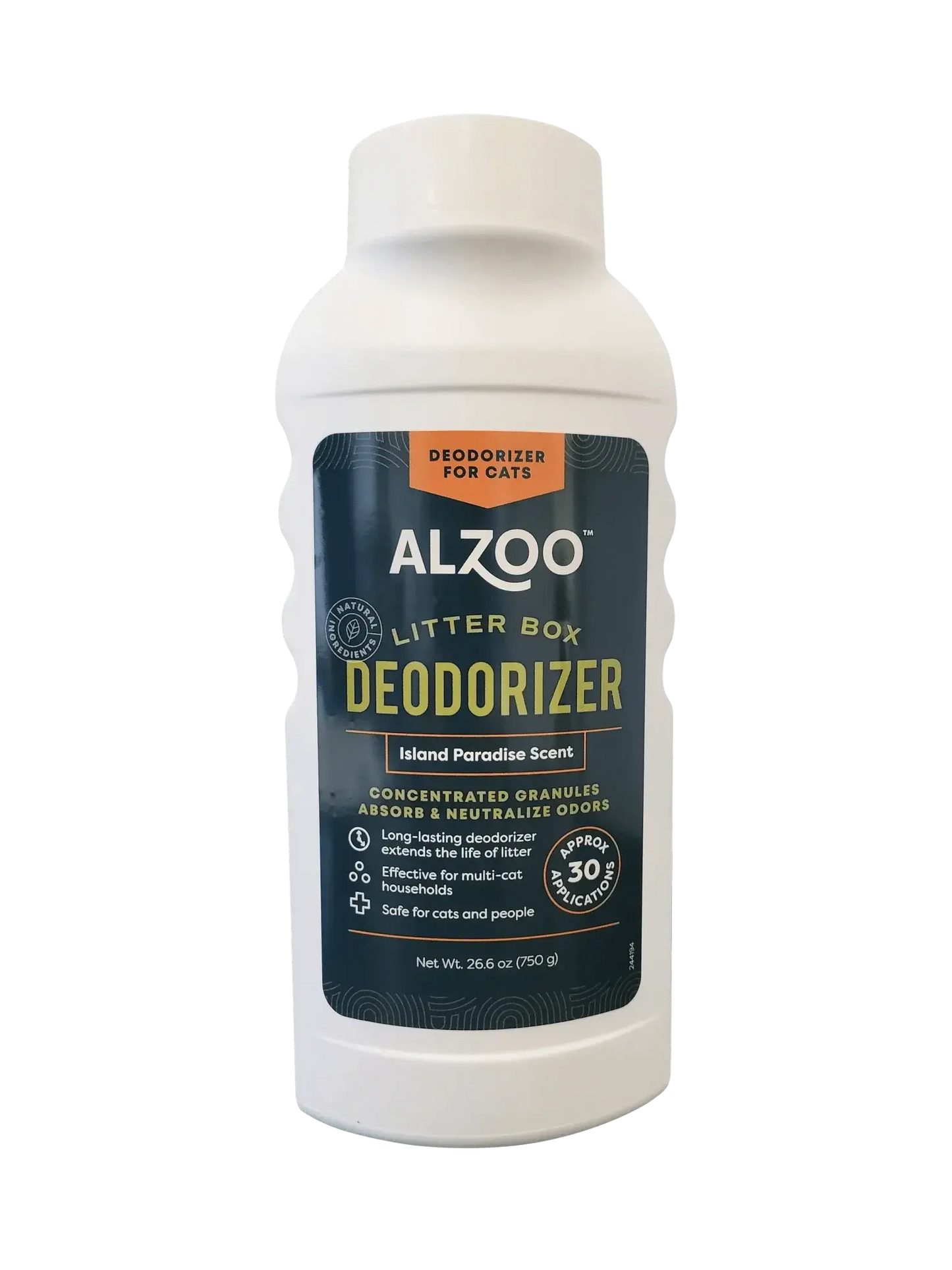 ALZOO Plant - Based Cat Litter Deodorizer Fresh Lavender, 26.6oz - Pawtastic Pet Supplies