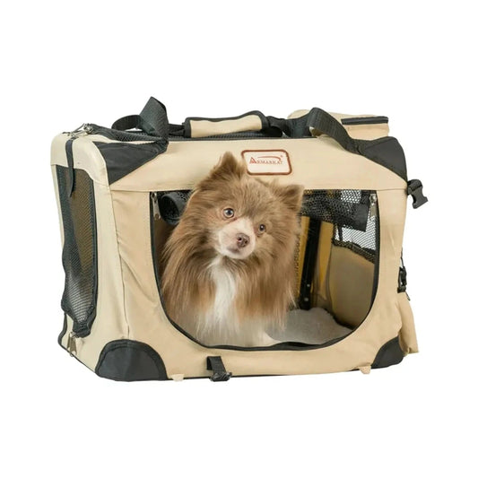 Armarkat FoldIng Soft Dog Crate Pet Travel Carrier PC201B - Pawtastic Pet Supplies