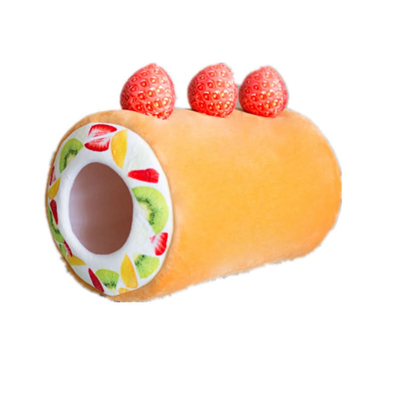Cake roll cat bed - Pawtastic Pet Supplies