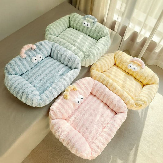 Cozy Winter Pet Sofa Bed for Small & Medium Dogs, Soft Cushion Kennel Mat for Puppies - Pawtastic Pet Supplies