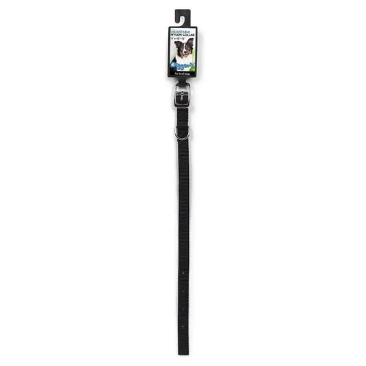DGR 5/8in Nylon Collar 6 - 9in Black - Pawtastic Pet Supplies