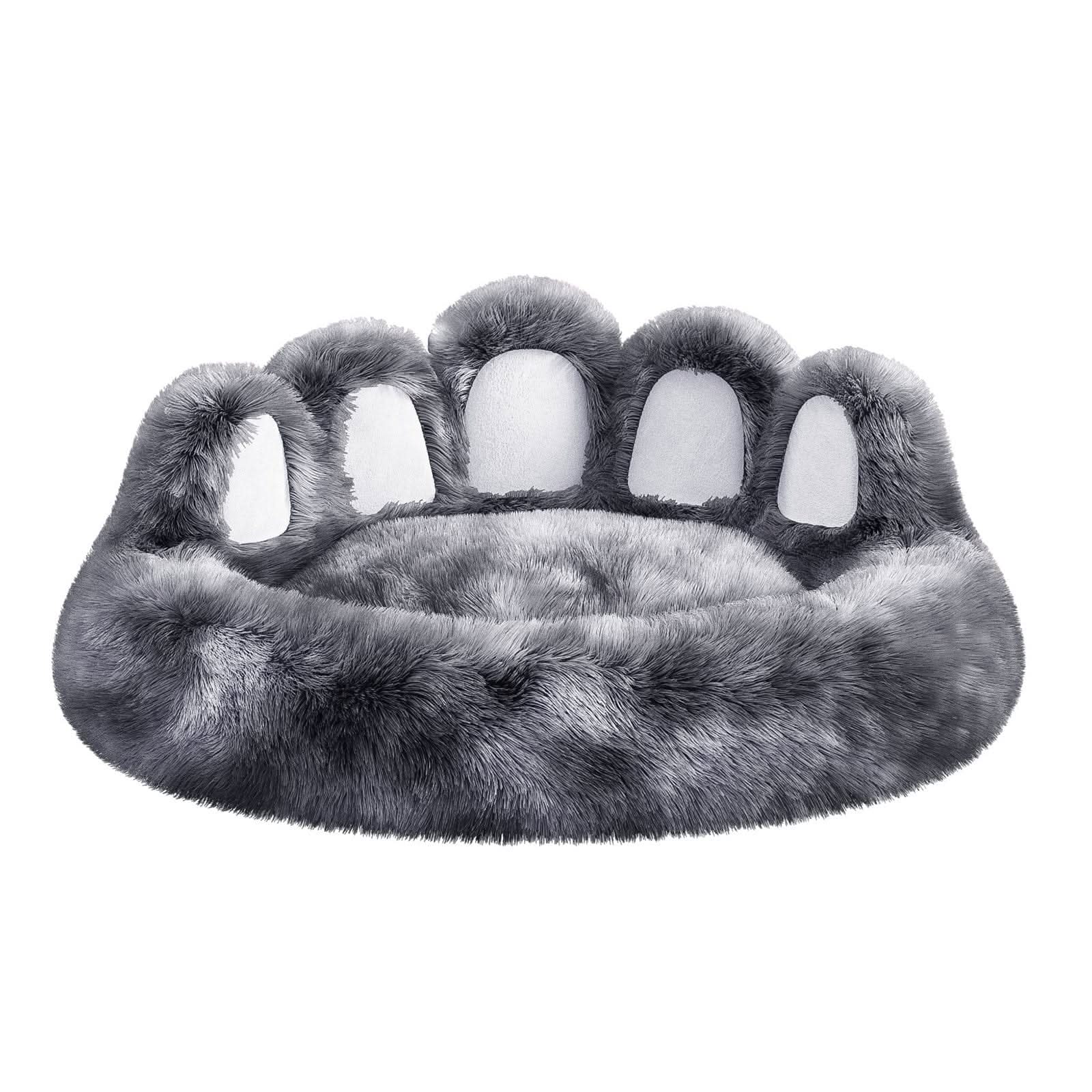 Digger's Accessory Adorable Bear Paw-Shaped Plush Pet Bed, Cozy Sofa for Small & Medium Dogs and Indoor Cats"