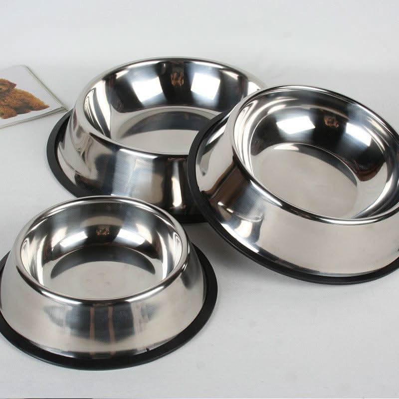 Classic Stainless Steel Bowls - Pawtastic Pet Supplies