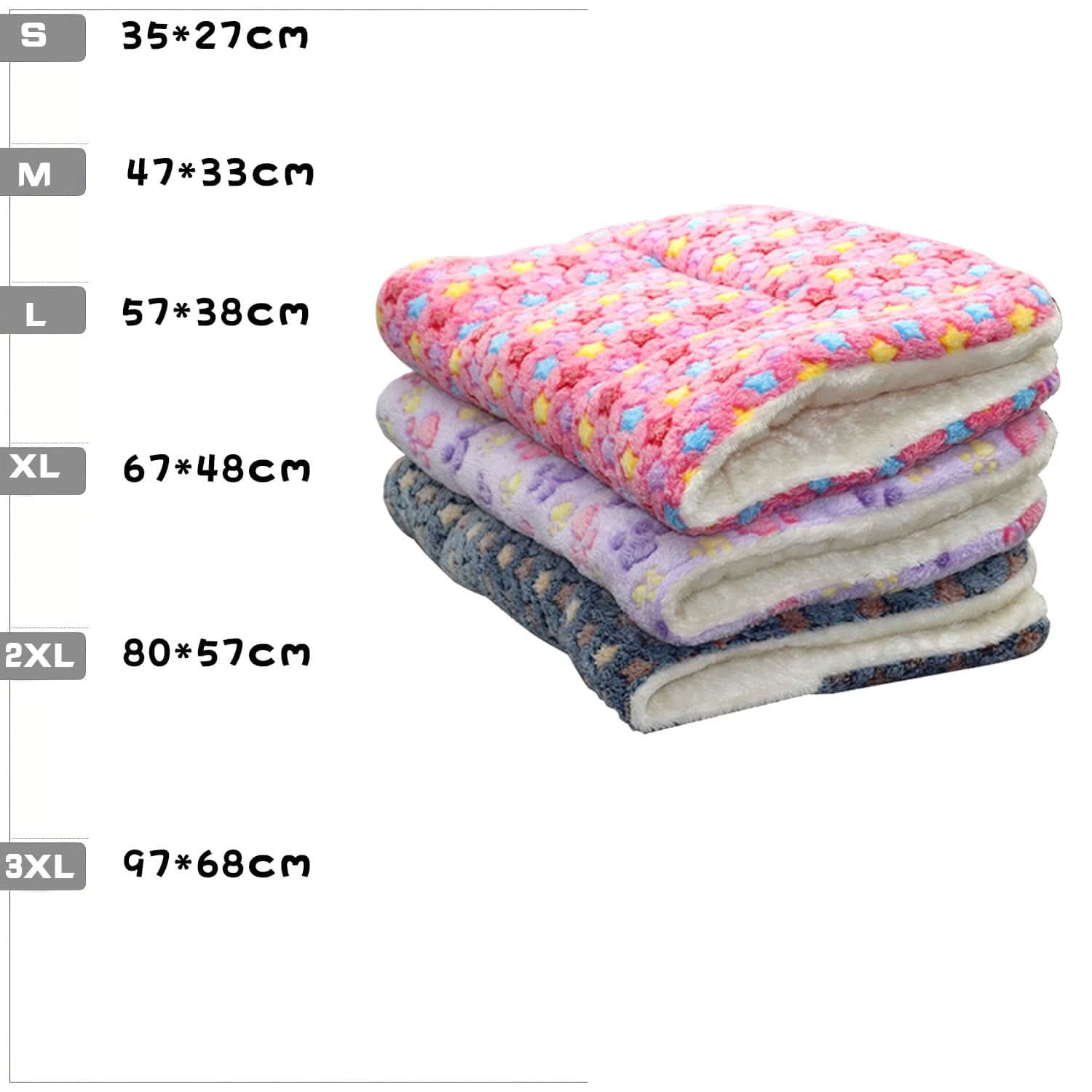 Digger's Accessory Deluxe Washable Plush Pet Bed, Reversible Fleece Crate Mat with Anti-Slip Bottom for Dogs & Cats
