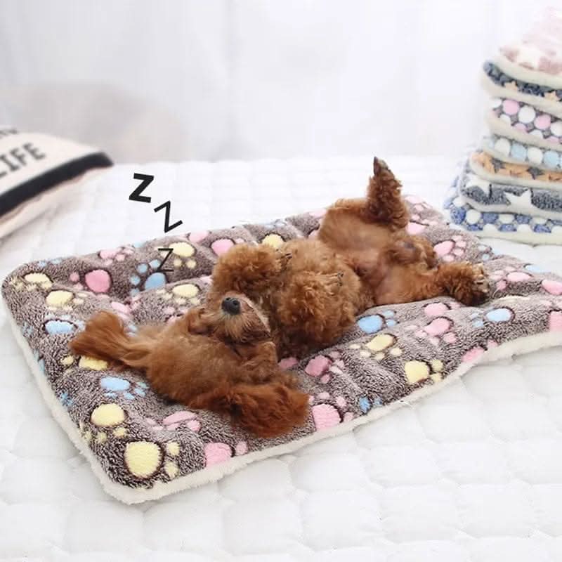 Digger's Accessory Deluxe Washable Plush Pet Bed, Reversible Fleece Crate Mat with Anti-Slip Bottom for Dogs & Cats