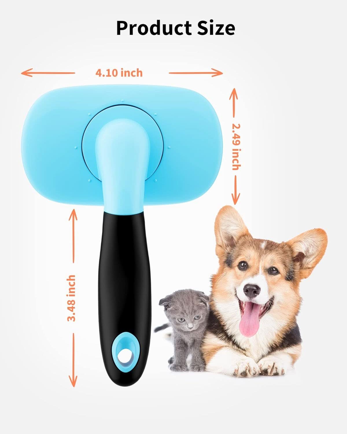 Dog Brush Cat Brush Pet Grooming Brush - Shedding Grooming Tools - Pawtastic Pet Supplies