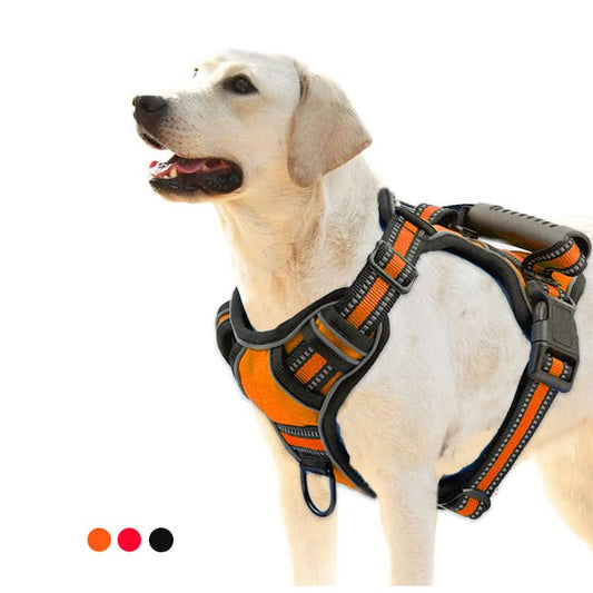 Dog Harness No Pull Breathable Reflective Pet Harness Vest - Pawtastic Pet Supplies