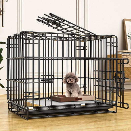 Dog Pet Crate Folding Encryption Bold