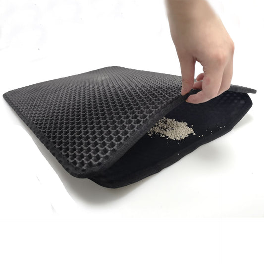 EVA Pet Cat Dog Double - layer Washable Cat Litter Mat - Pawtastic Pet Supplies