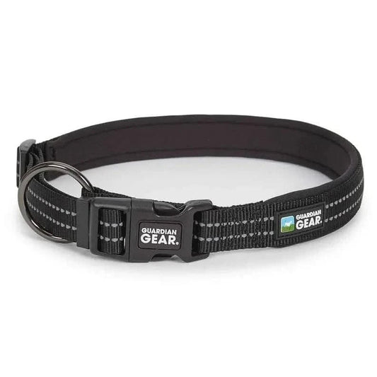 GG Reflect Nylon O - Ring Collar L Blk - Pawtastic Pet Supplies