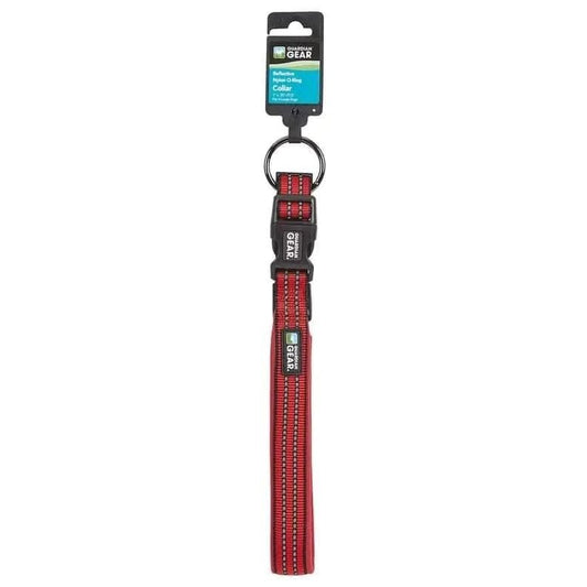 GG Reflect Nylon O - Ring Collar L Red - Pawtastic Pet Supplies