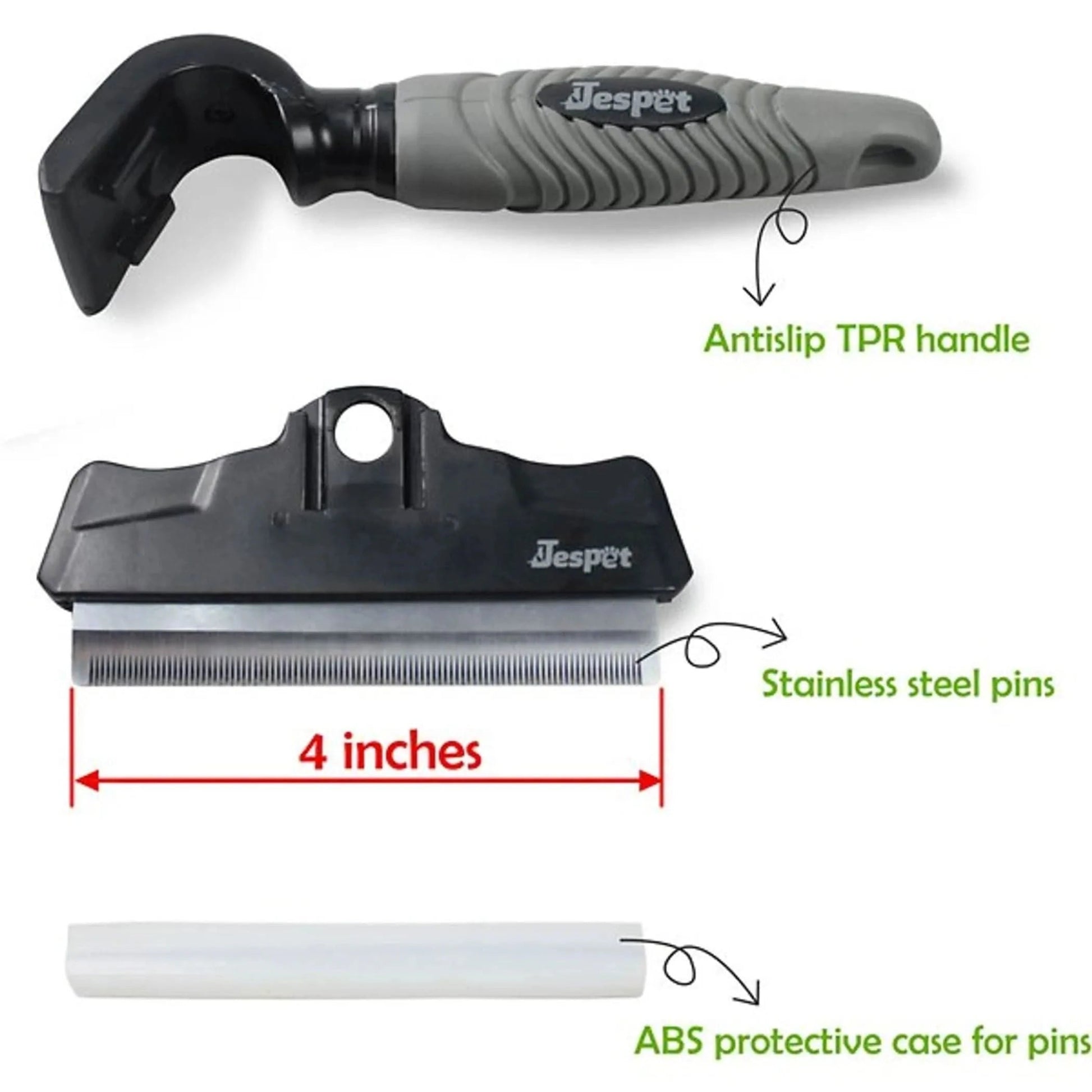 Jespet Deshedding Dog Brush - Pawtastic Pet Supplies