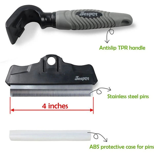 Jespet Deshedding Dog Brush - Pawtastic Pet Supplies