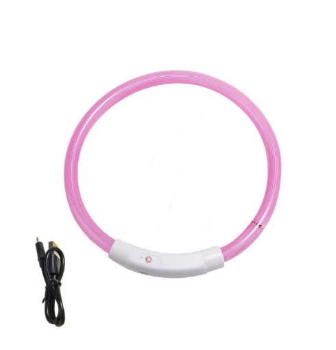 LED Luminous Silicone Collar Pet Collar - Pawtastic Pet Supplies