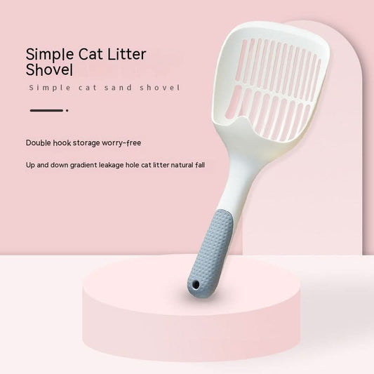 Long Handle Cat Litter Scoop Plastic Minimalist - Pawtastic Pet Supplies