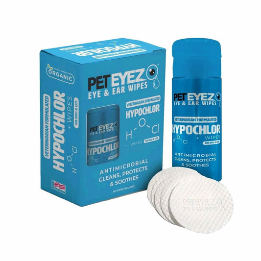 Pet Eyez Eye and Ear Wipes with Hypochlor 60ct - Pawtastic Pet Supplies