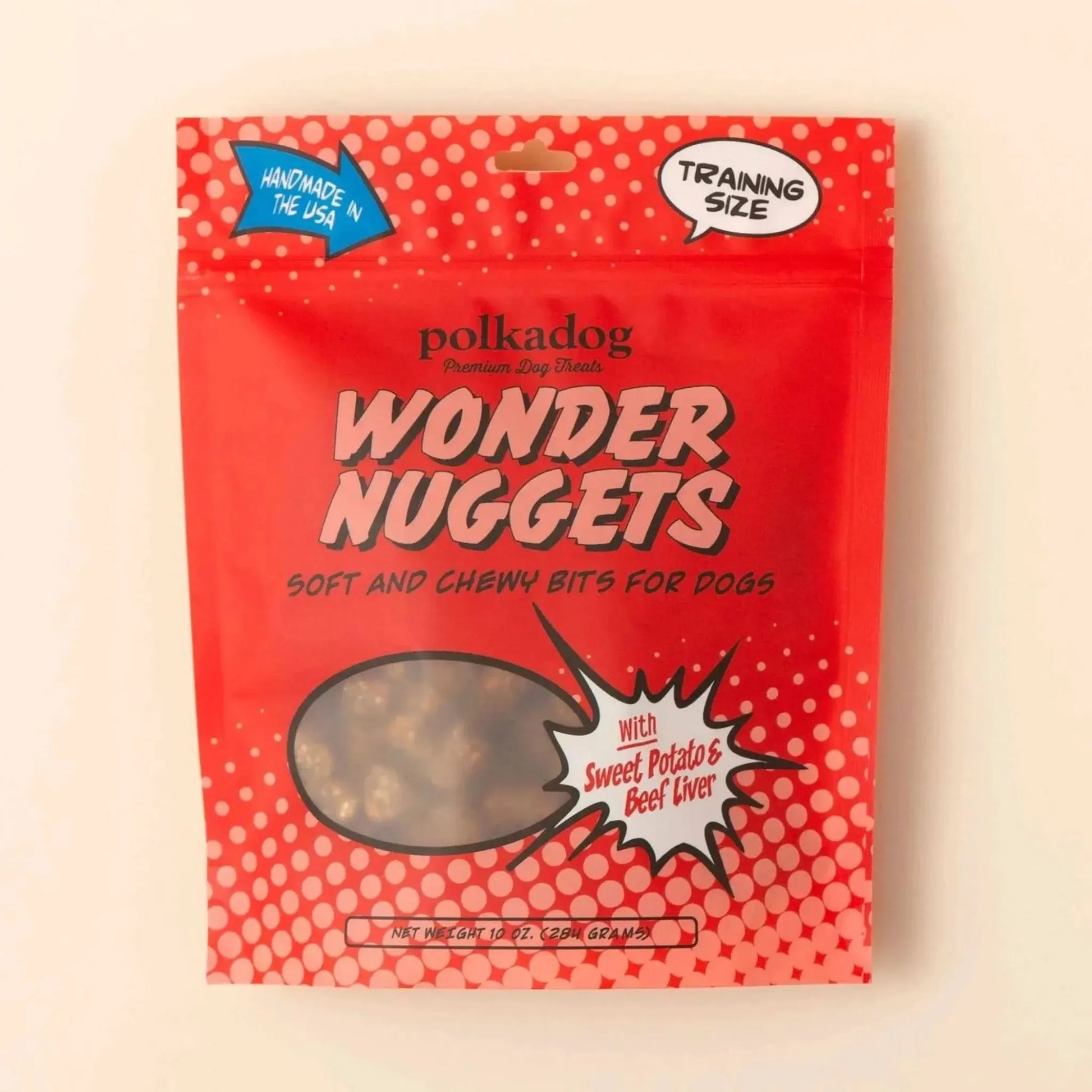 Polkadog Wonder Nuggets Training Bits Sweet Potato & Beef Liver Soft & Chewy Dog Treats - Pawtastic Pet Supplies