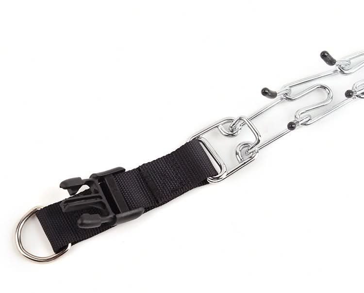 Removable Locking Dog Training Collar Collar Stimulation Chain Velcro - Pawtastic Pet Supplies