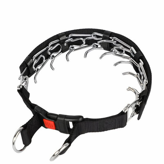 Removable Locking Dog Training Collar Collar Stimulation Chain Velcro - Pawtastic Pet Supplies
