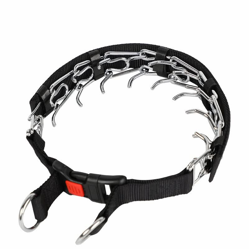 Removable Locking Dog Training Collar Collar Stimulation Chain Velcro - Pawtastic Pet Supplies