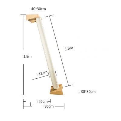 Solid Wood Large Cat Climbing Frame Cat Litter Cat Tree One Cat Shelf - Pawtastic Pet Supplies