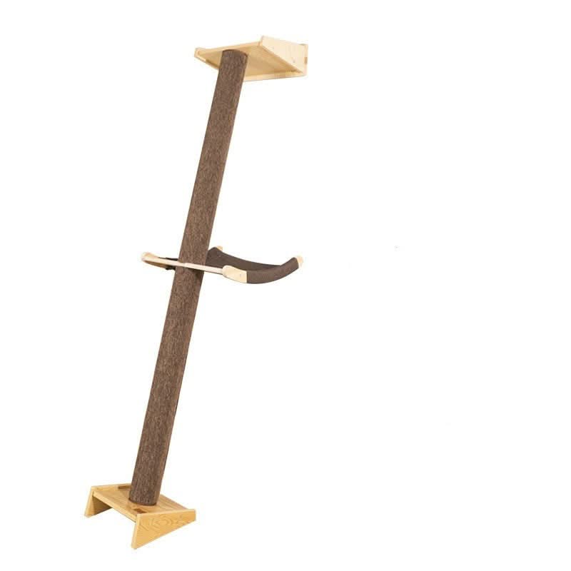 Solid Wood Large Cat Climbing Frame Cat Litter Cat Tree One Cat Shelf - Pawtastic Pet Supplies